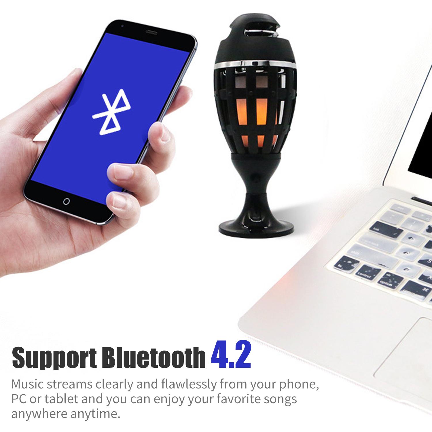 Loa Bluetooth có đèn thích hợp để nấu ăn trong bếp, tập thể dục, đi cắm trại,