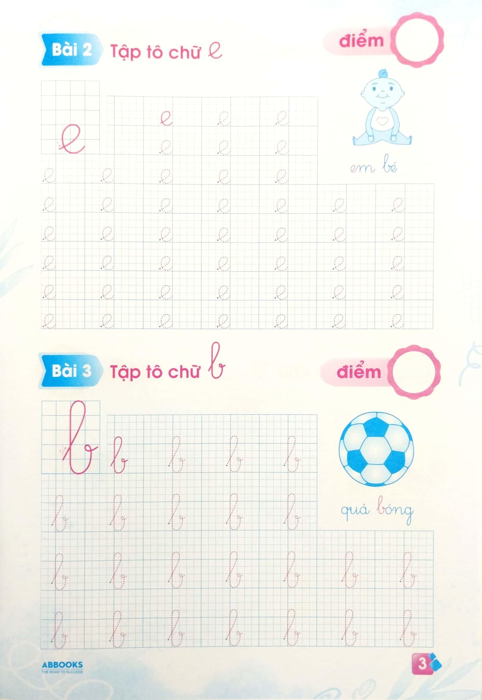 Tập Tô Chữ Cái Dành Cho 4-5 Tuổi (Tủ Sách Mầm Non Chăm Học)