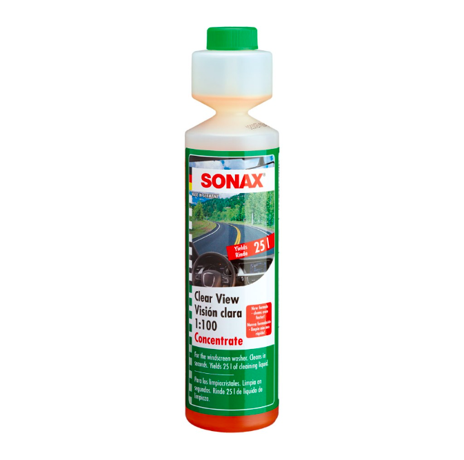 Nước rửa vệ sinh kính lái Sonax đậm đặc cao cấp - Nước làm sạch kính lái ô tô Sonax 250ml - Phụ kiện nội thất ô tô