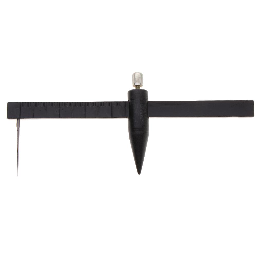 Gốm sứ La Bàn Vòng Tròn Cắt Đo thước Kẹp Phanh 1 cm-34 cm Đen