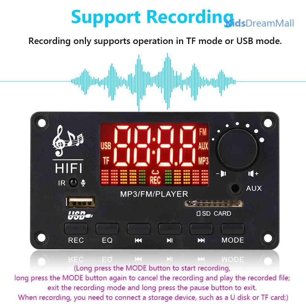 Mới Bảng Mạch Khuếch Đại Âm Thanh Bluetooth 5.0 MP3 2 X 50W 100W