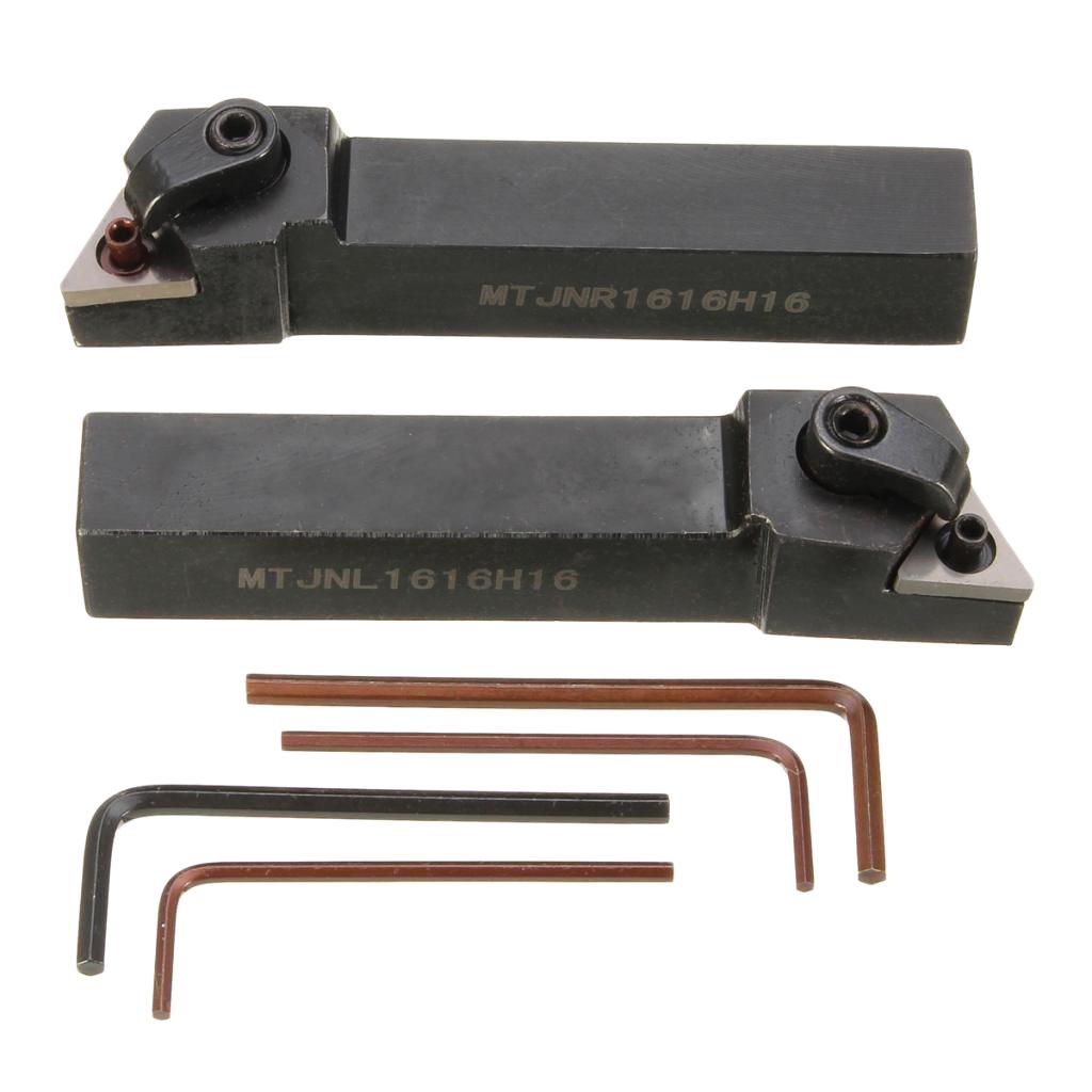 Lathe Tool Holder Holder Boring Bar + Wrench CNC Lathe Turning Tool, 100 Mm MTJNR1616H16 MTJNL1616H16
