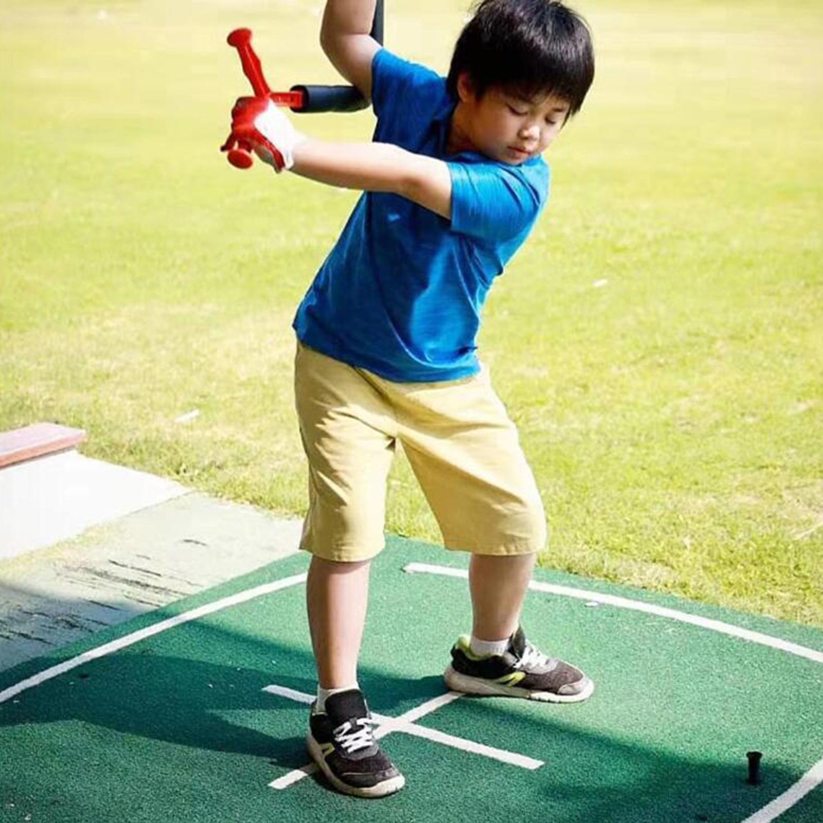 Golf Swing Gesture Guide Training Aid Red