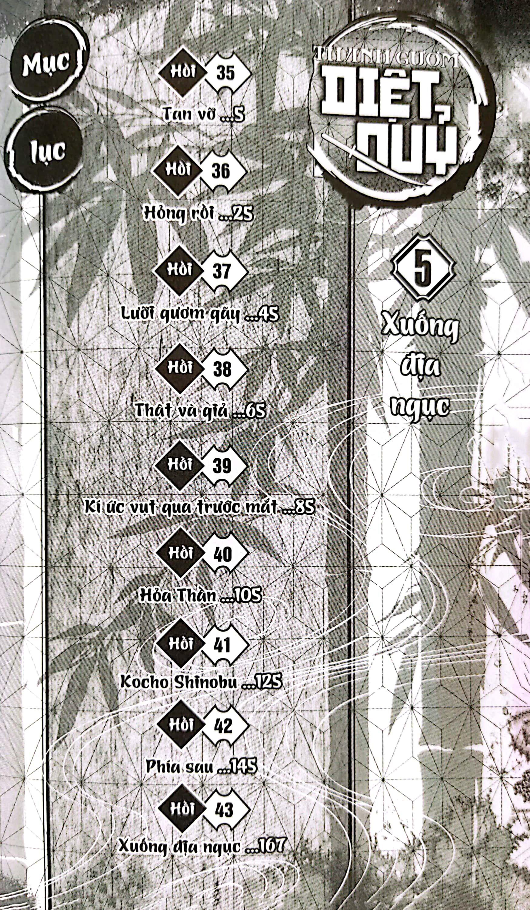 Sách - Thanh Gươm Diệt Quỷ - Kimetsu No Yaiba - Tập 5 - Xuống Địa Ngục (Tái Bản 2025)