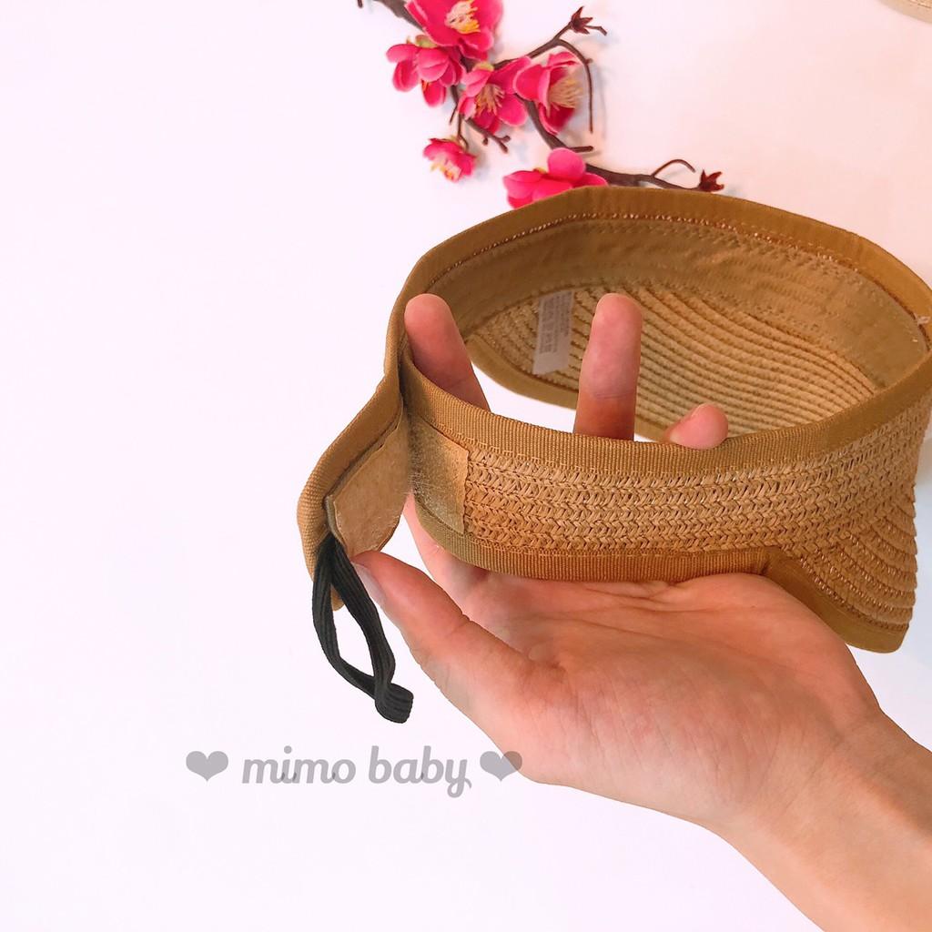 Mũ cói nửa đầu hình mắt chim cho bé Mimo MH07