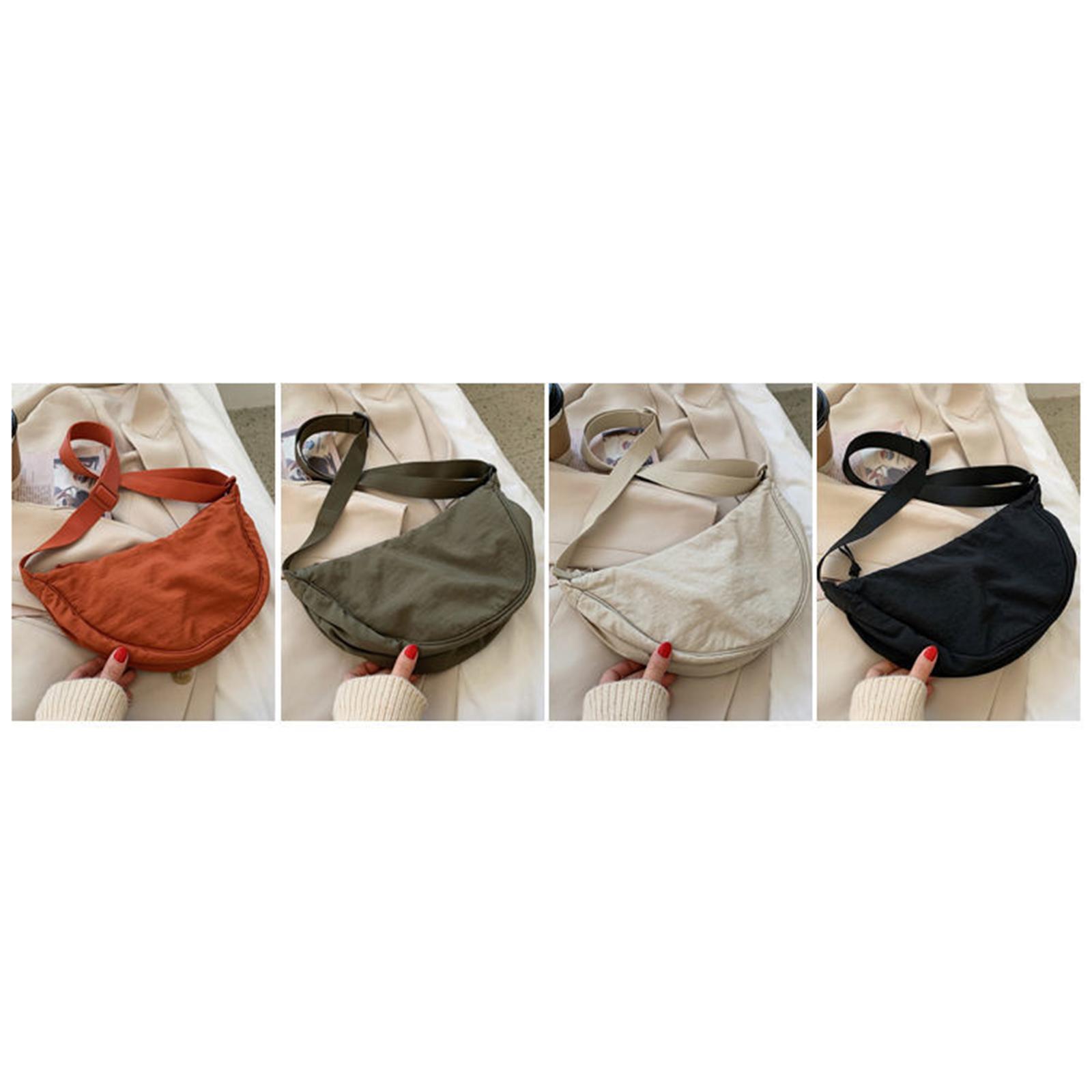 2Pcs Casual Dumpling Bun, Satchels Vacation Shopping Bags, Beach Wallet Lady Underarm Bags, Pouch Tote Women Nylon Shoulder Bags, Handbags