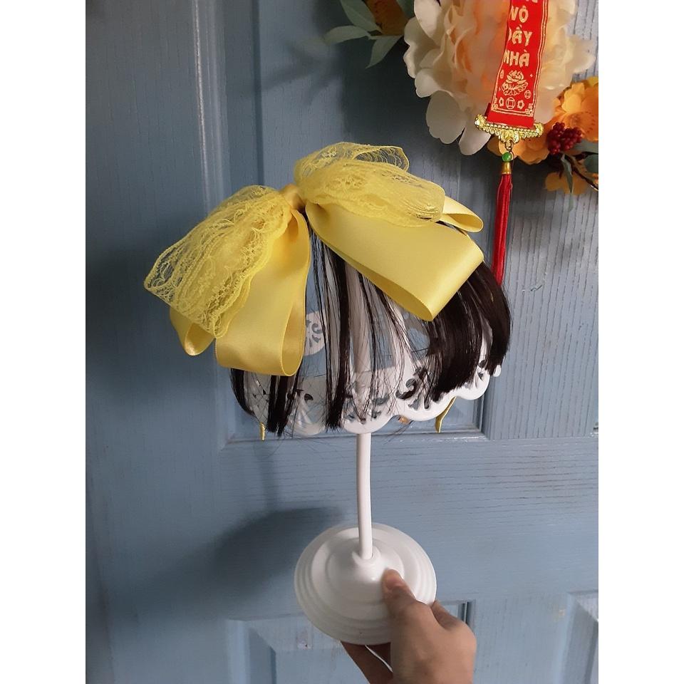 Bờm tóc, cài tóc công chúa màu vàng cho bé gái tại Mom's Choice