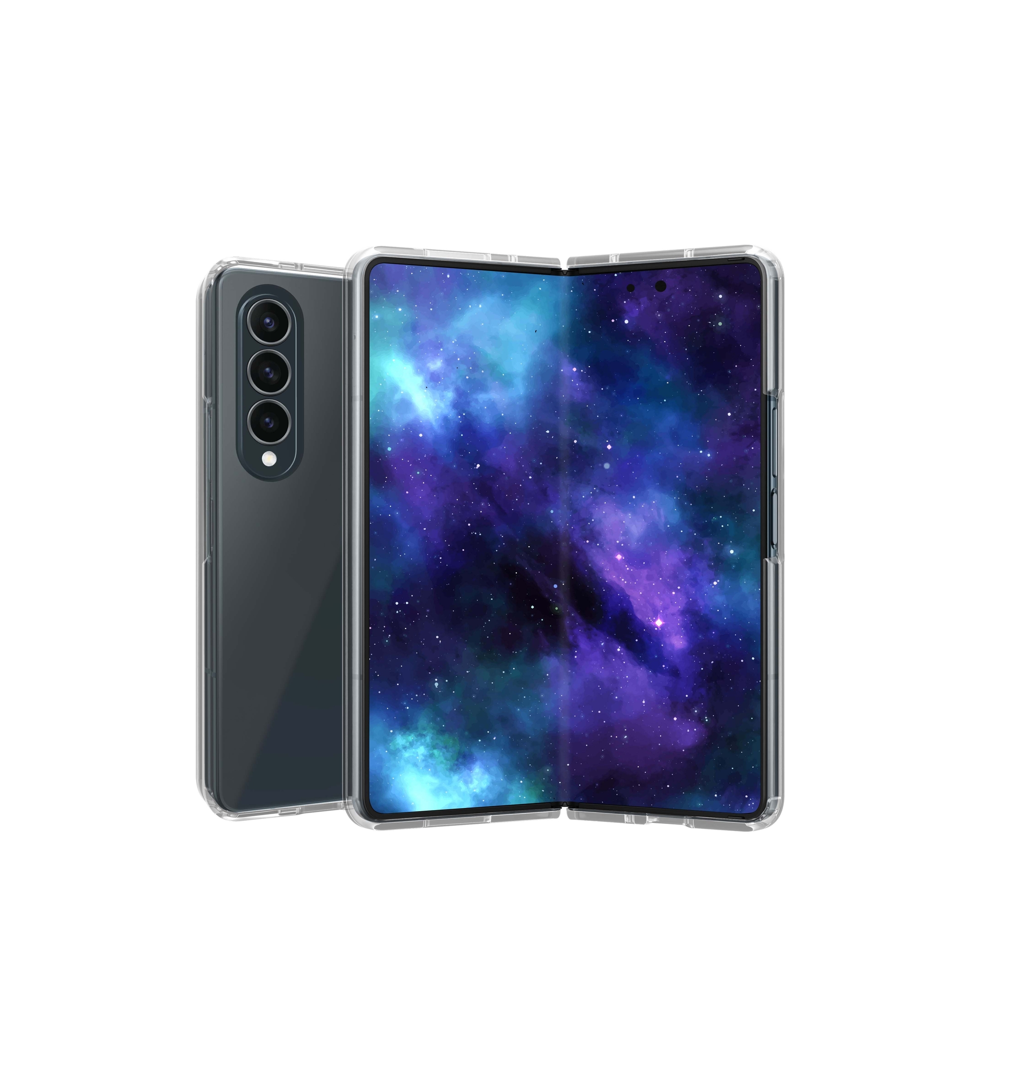 Ốp Lưng Trong Suốt UNIQ Hybrid LifePro Xtreme Dành Cho Samsung Galaxy Z Fold 4 5G - Hàng Chính Hãng