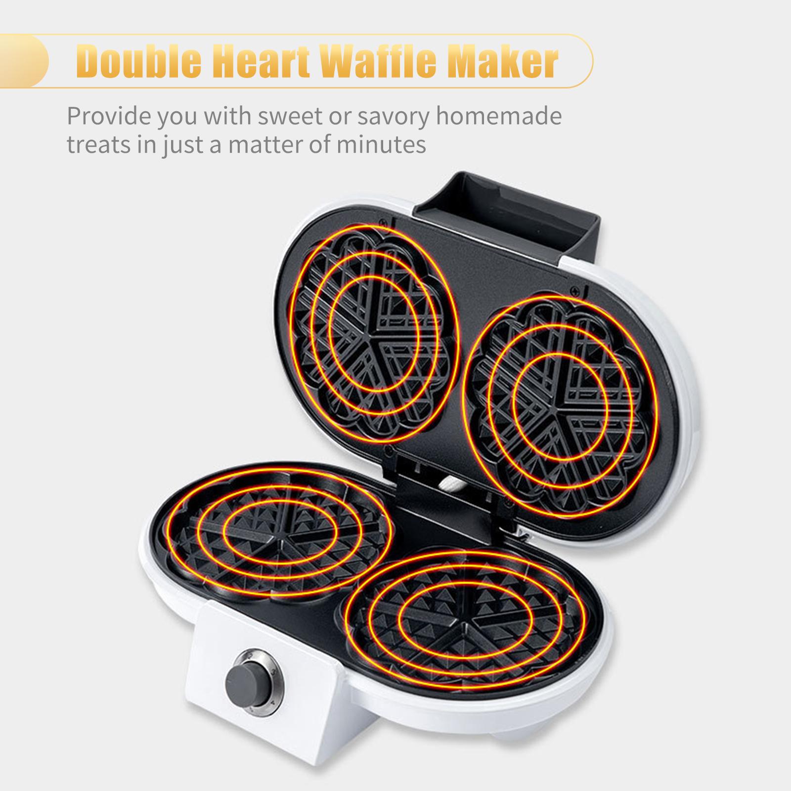 Máy Làm Bánh Quế 1000W Với Tấm Không Dính
