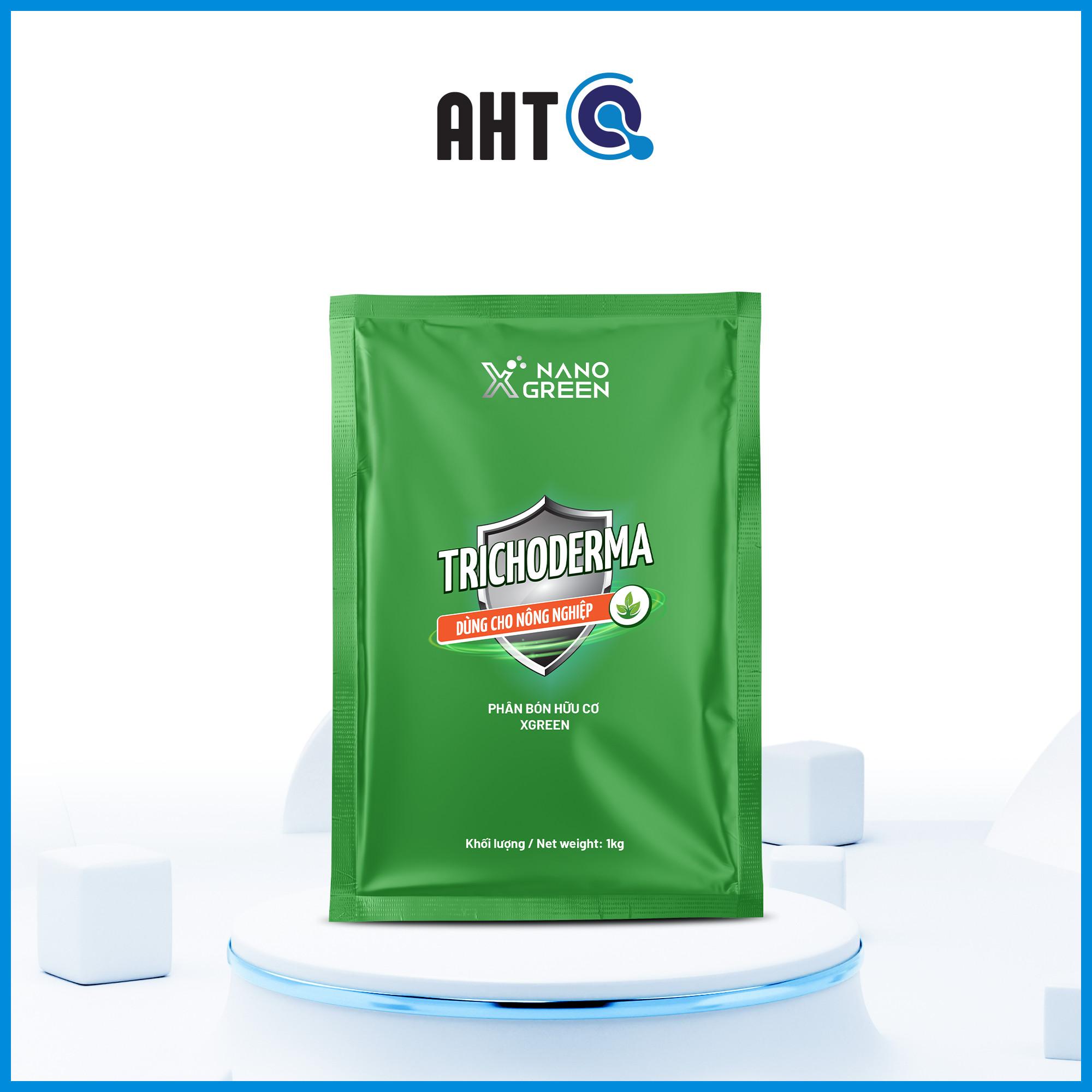 Nấm đối kháng Trichoderma Bacillus Nano Xgreen AHT_Corp 1kg- Chuyên Dùng Trong Nông Nghiệp Cung Cấp Enzyme Hỗ Trợ Quá Trình Phân Hủy Mùn, Chất Hữu Cơ, phân bò, phân gà