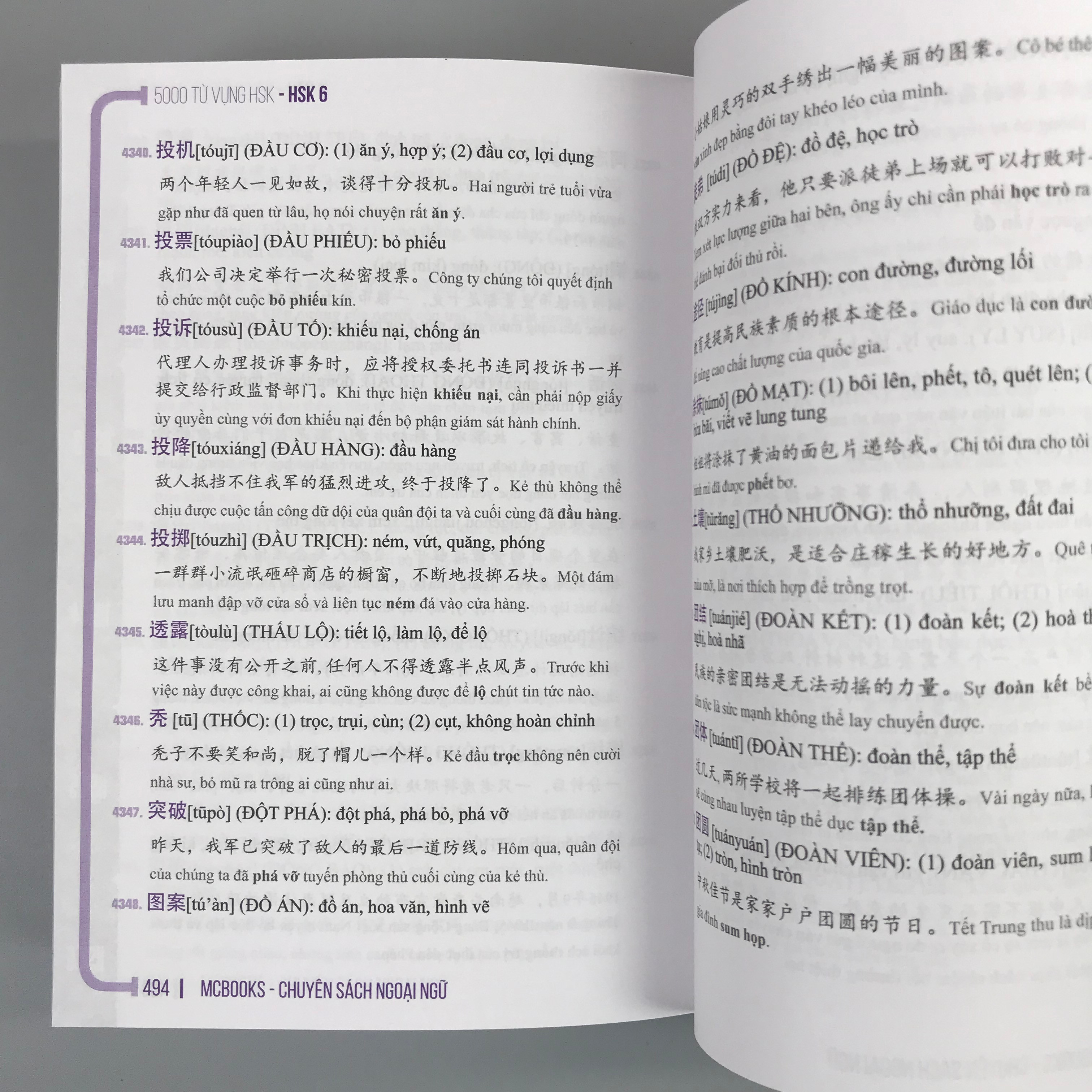 5000 Từ Vựng Tiếng Trung Bỏ Túi - Bí Kíp Chinh Phục Từ Vựng Kì Thi HSK 1 - 6