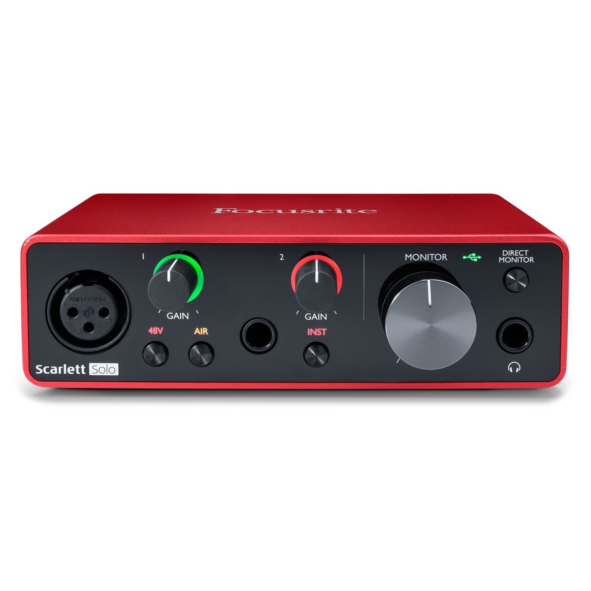 Soundcard thu âm Focusrite Scarlett Solo, 2i2, 4i4 - Hàng Nhập Khẩu