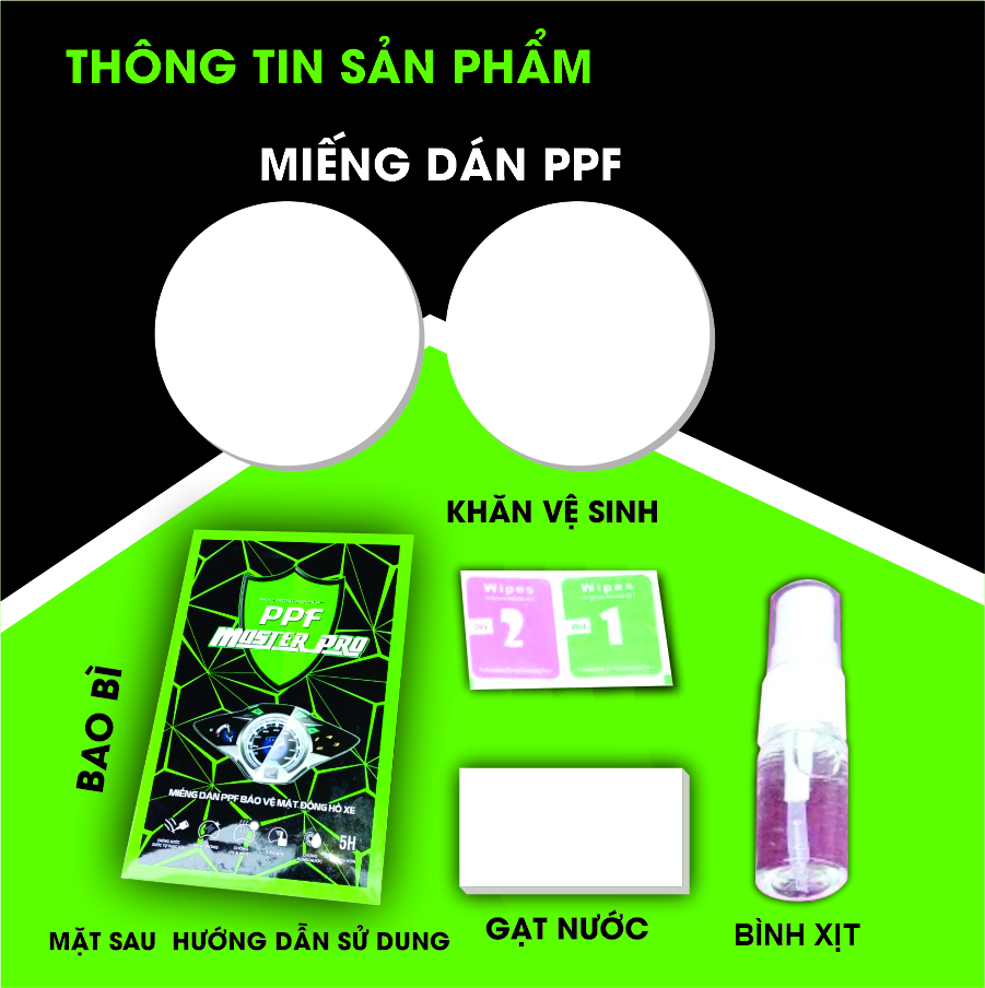 Miếng Dán PPF Bảo Vệ Mặt Đồng Hồ Xe CB 400 | Chất Liệu Film PPF