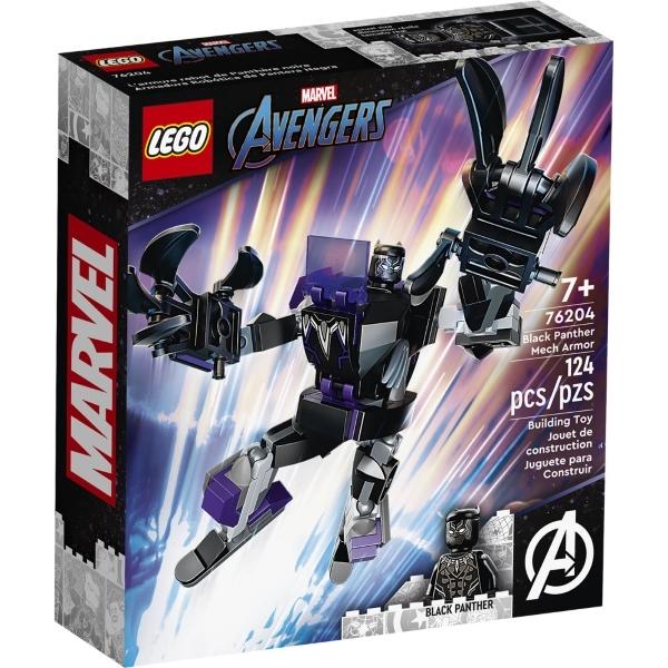 Đồ Chơi Lắp Ráp Lego Marvel 76204 - Black Panther Mech Armor (125 Mảnh Ghép)