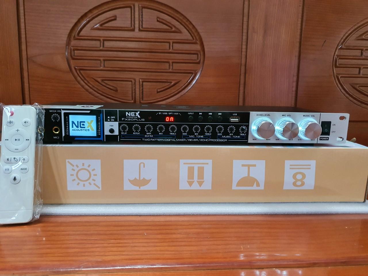 Vang cơ NEX Acoustic FX20 Plus, vang cơ Bluetooth chống hú NEX Acoustic FX20 Plus.