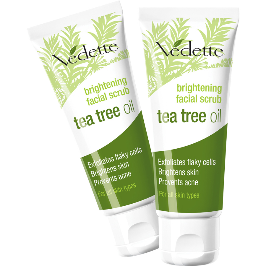 Combo 2 Sữa Tẩy Tế Bào Chết Vedette Tràm Trà (Tea Tree Oil) - Tube 45ml