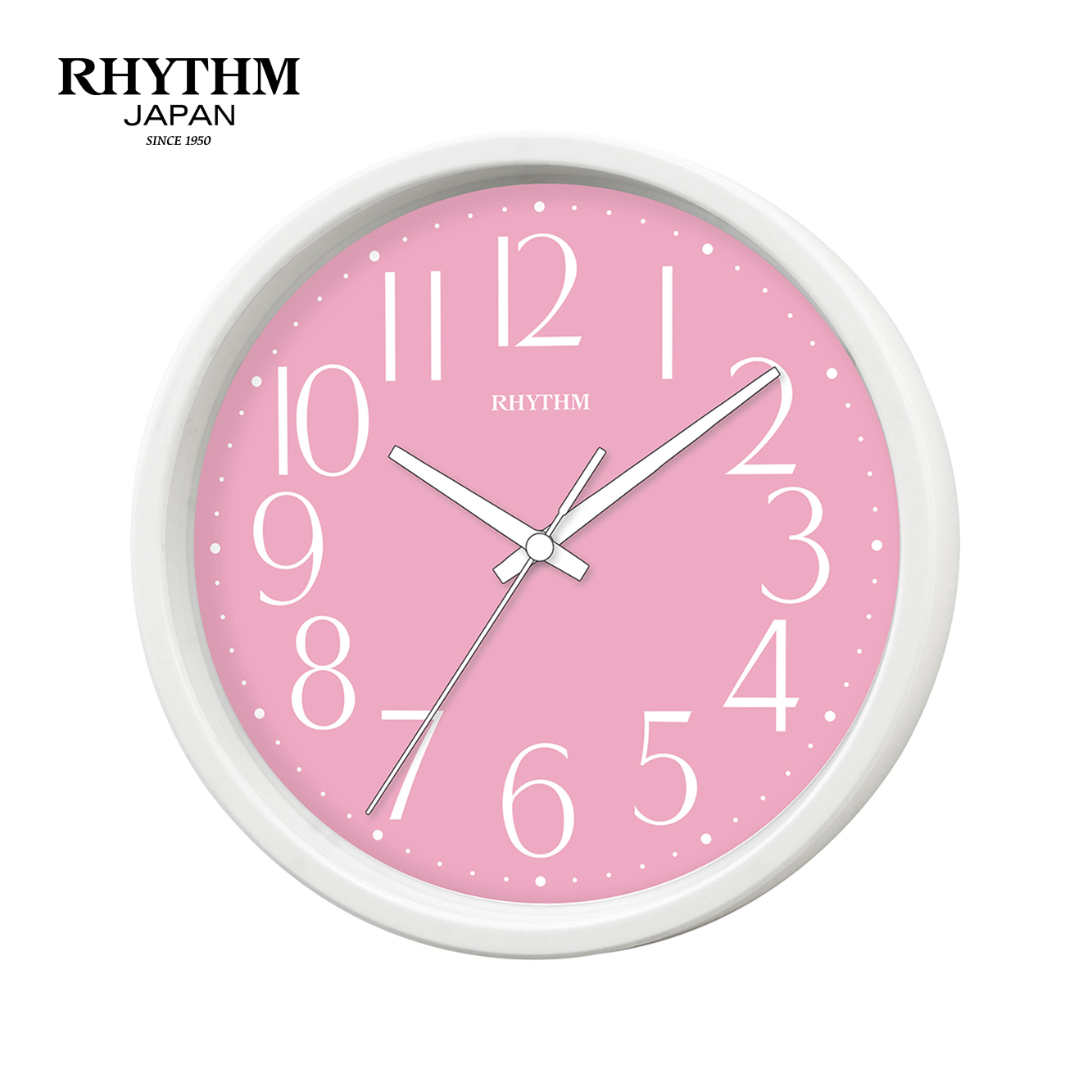 Đồng hồ Rhythm CMG625NR13- Kt 22.3 x 3.8cm, 340g, Vỏ nhựa. Dùng Pin.