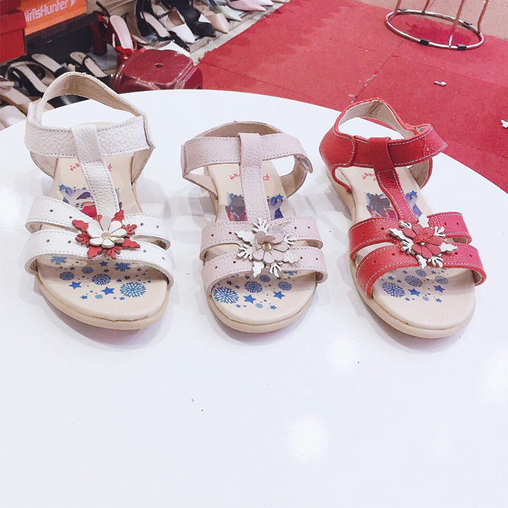 Sandal bé gái, Sandal da thật siêu dễ thương cho bé 21534