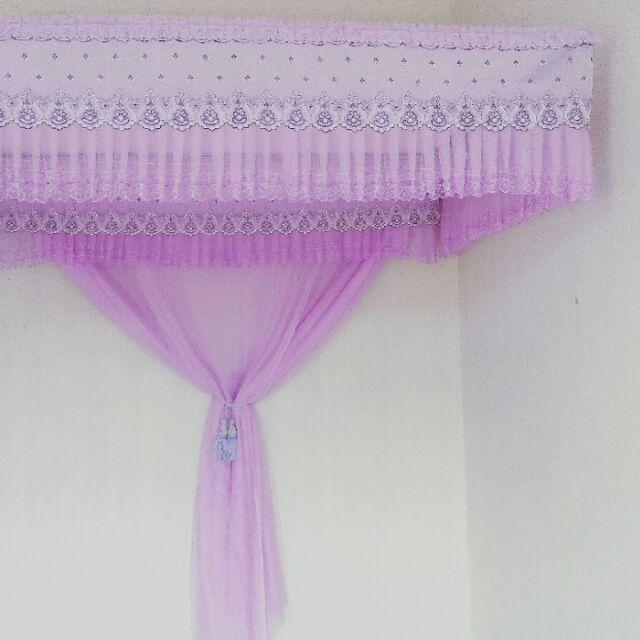 Màn khung tím lạnh có khung luôn