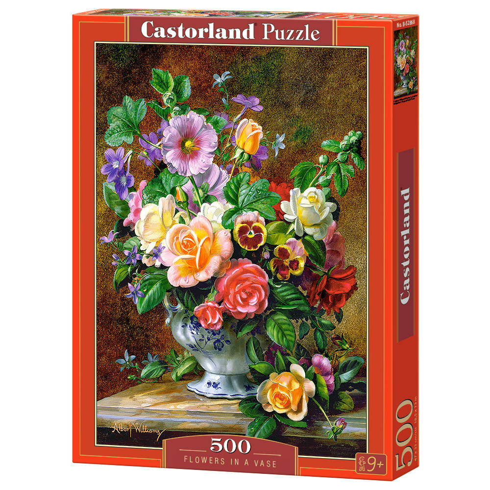 B52868 Đồ chơi ghép hình puzzle Flowers in a Vase 500 mảnh Castorland