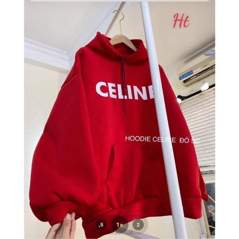 Áo hoodie Cotton đỏ CELi H2A