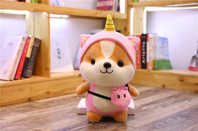 Gấu bông Sóc Shiba Cosplay ngộ nghĩnh đáng yêu