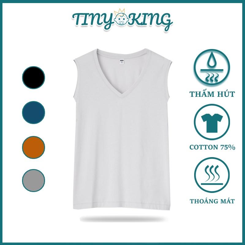 Áo ba lỗ sát nách nam KING khoác 3 lỗ tanktop co giãn tốt đẹp 