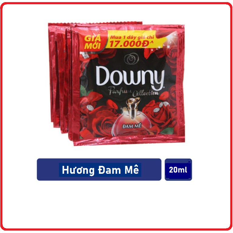 Nước Xả DOWNY Hương Nước Hoa Dây 20ml x 10 Gói