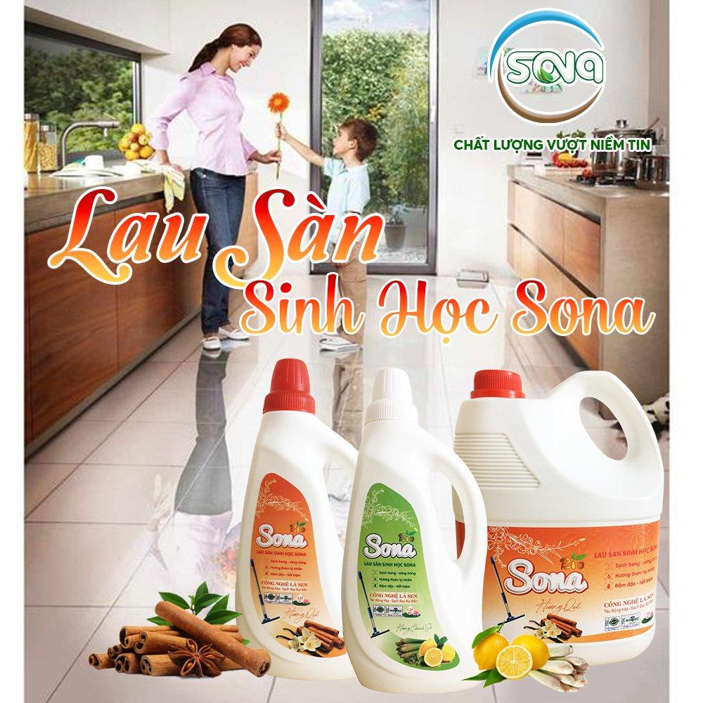 Nước Lau sàn sinh học SONA 1.25L