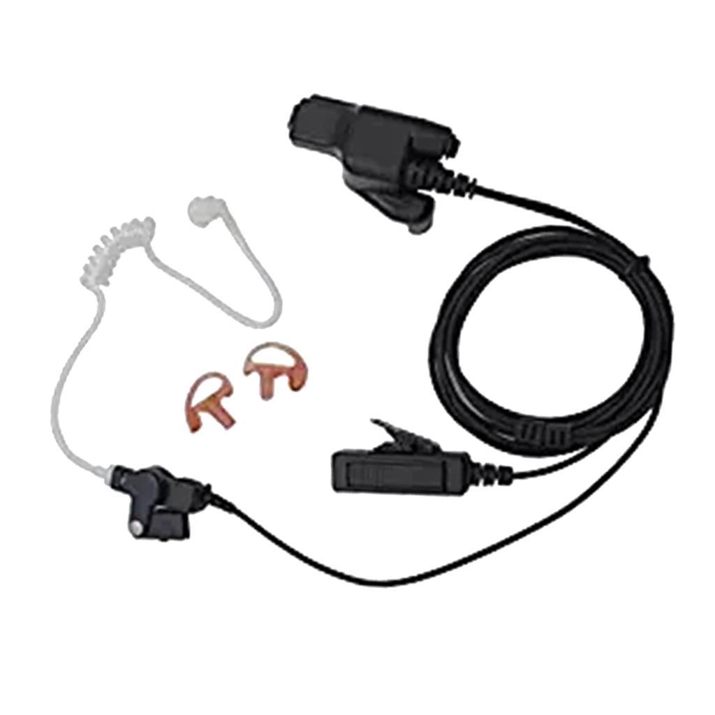 New Replacement Earpiece  Acoustic Tube Headset PTT built-in Mic
