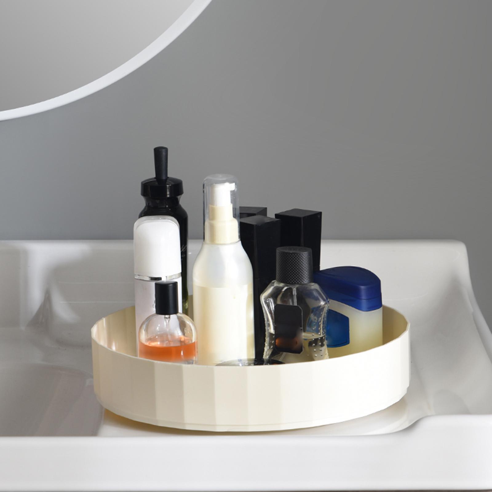 Lazy Susans Turntable Cabinet and Pantry Storage Desktop Storage Tray Baking Storage Turntable Condiments Storage Rack for Vanity Save Space