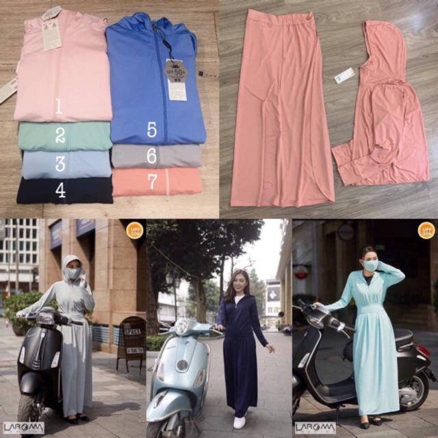 SÉT ÁO CHỐNG NẮNG VÀ VÁY NẮNG