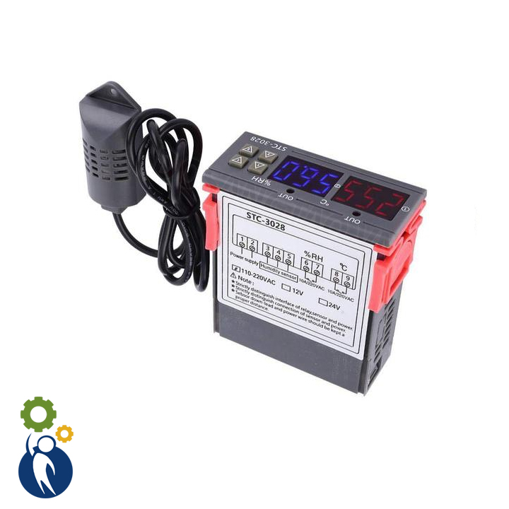 Bộ Điều Khiển Nhiệt Độ Và Độ Ẩm Kỹ Thuật Số Kép STC-3028