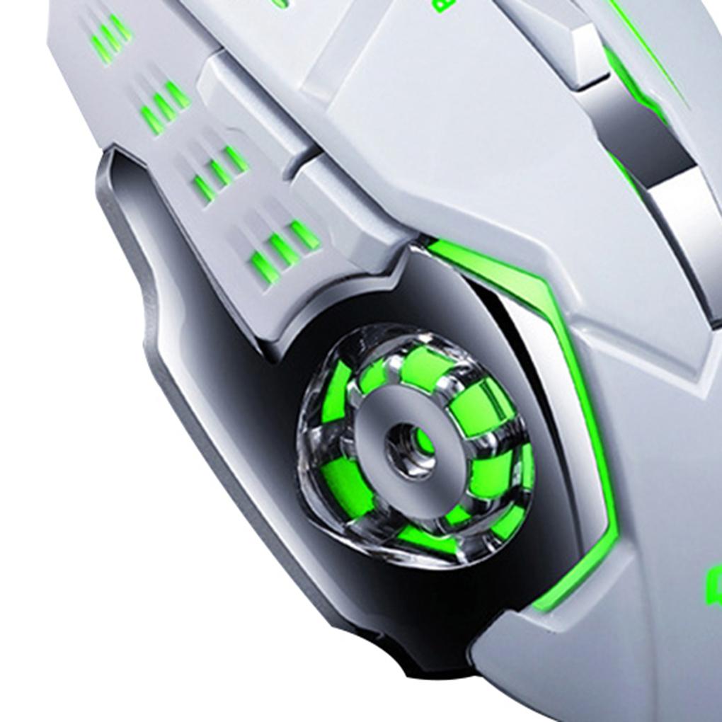 3200DPI Có Thể Điều Chỉnh Quang Không Dây Chơi Game Thoáng Mát Pro Game Thủ Chơi Game Đèn LED Chuột Máy Tính USB Thu Chuột Cho Laptop máy Tính