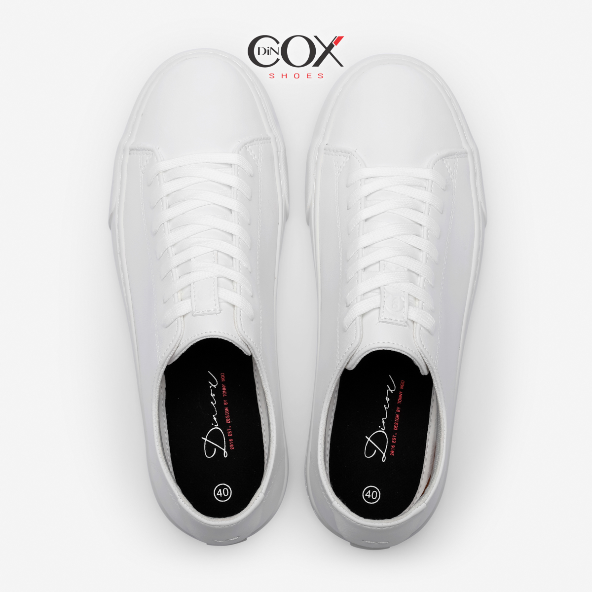 Giày DINCOX Sneaker Nam/Nữ D34 White