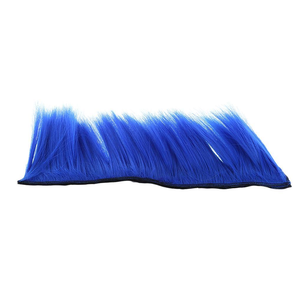 Motorcycle Adhesive Hair Skinhead Costumes Red