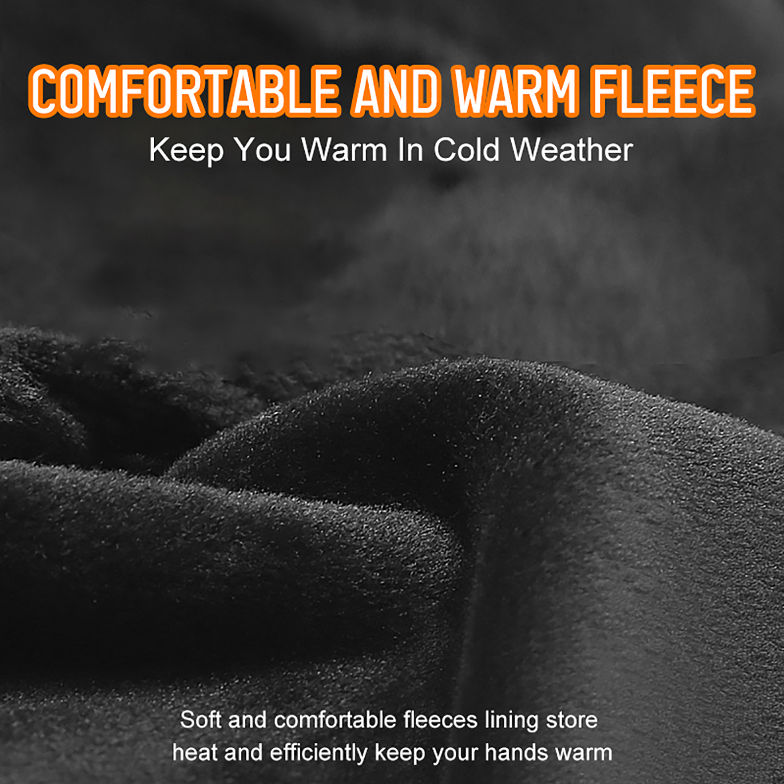 Găng tay đi xe đạp cho nam nữ không thấm nước, chống trượt có lớp lót lông cừu cho mùa đông ấm áp