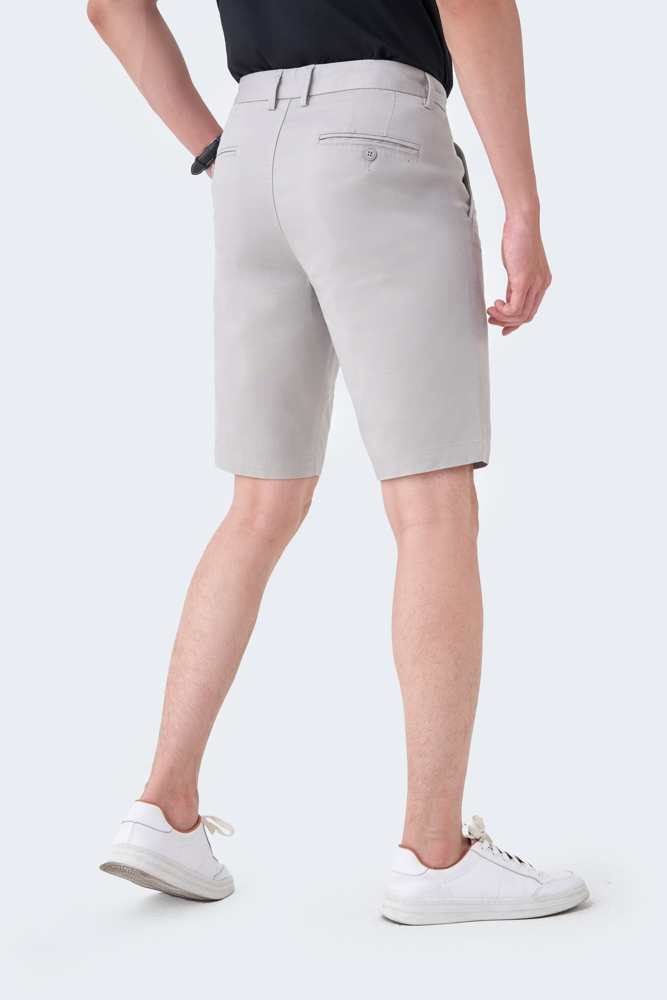 Quần Short Kaki Nam 5S FASHION, Chất Cotton, Cạp Giấu Cúc, Tinh Tế, Thiết Kế Basic, Lịch Sự (QSK23029)