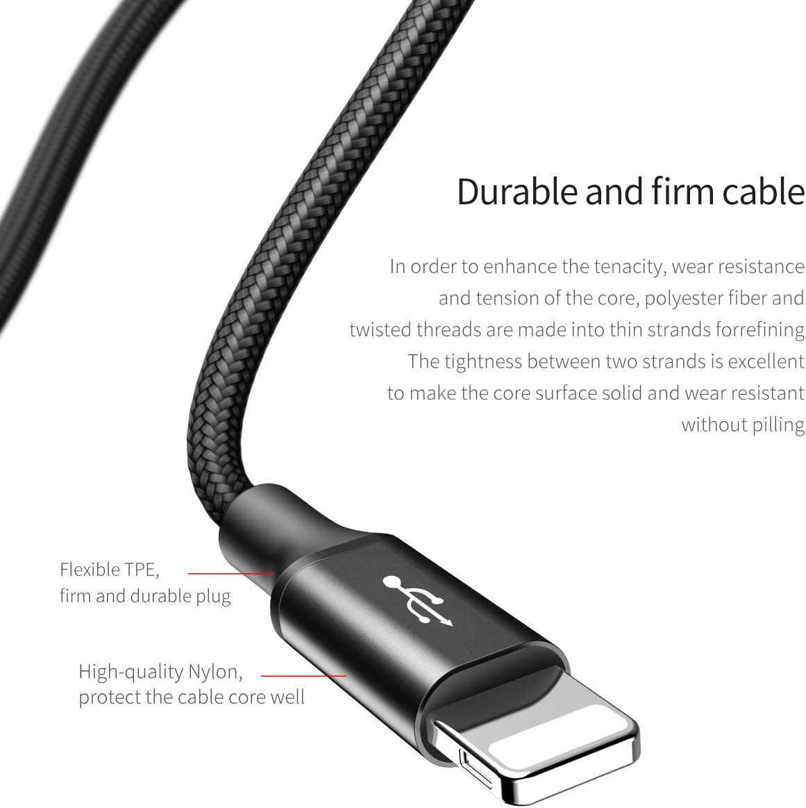 Dây cáp sạc nhanh 3A 3 in 1 USB-A to iPhone Lighting / Type-C / Micro USB hiệu Baseus Rapid Fast Charge Cable (dài 120CM, sạc cùng lúc 3 thiết bị, chip sạc thông minh, tốc độ truyền tải 480Mbps) - hàng nhập khẩu