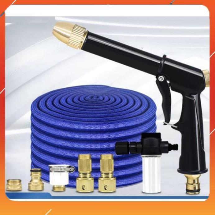 Bộ dây và vòi xịt tăng áp lực nước rửa xe tưới cây loại 7.5m 206733