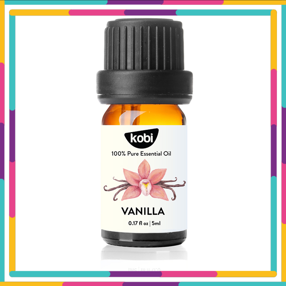 Tinh dầu Vani Kobi Vanilla essential oil giúp tăng chất lượng phòng the, hỗ trợ giải độc, chống trầm cảm hiệu quả -5ml
