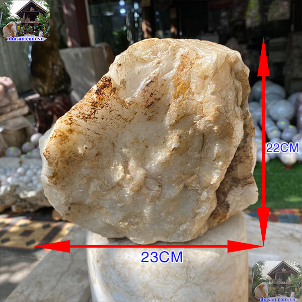 Đá thạch anh trắng thô 13kg -K167 mang lại sự cân bằng và bình an