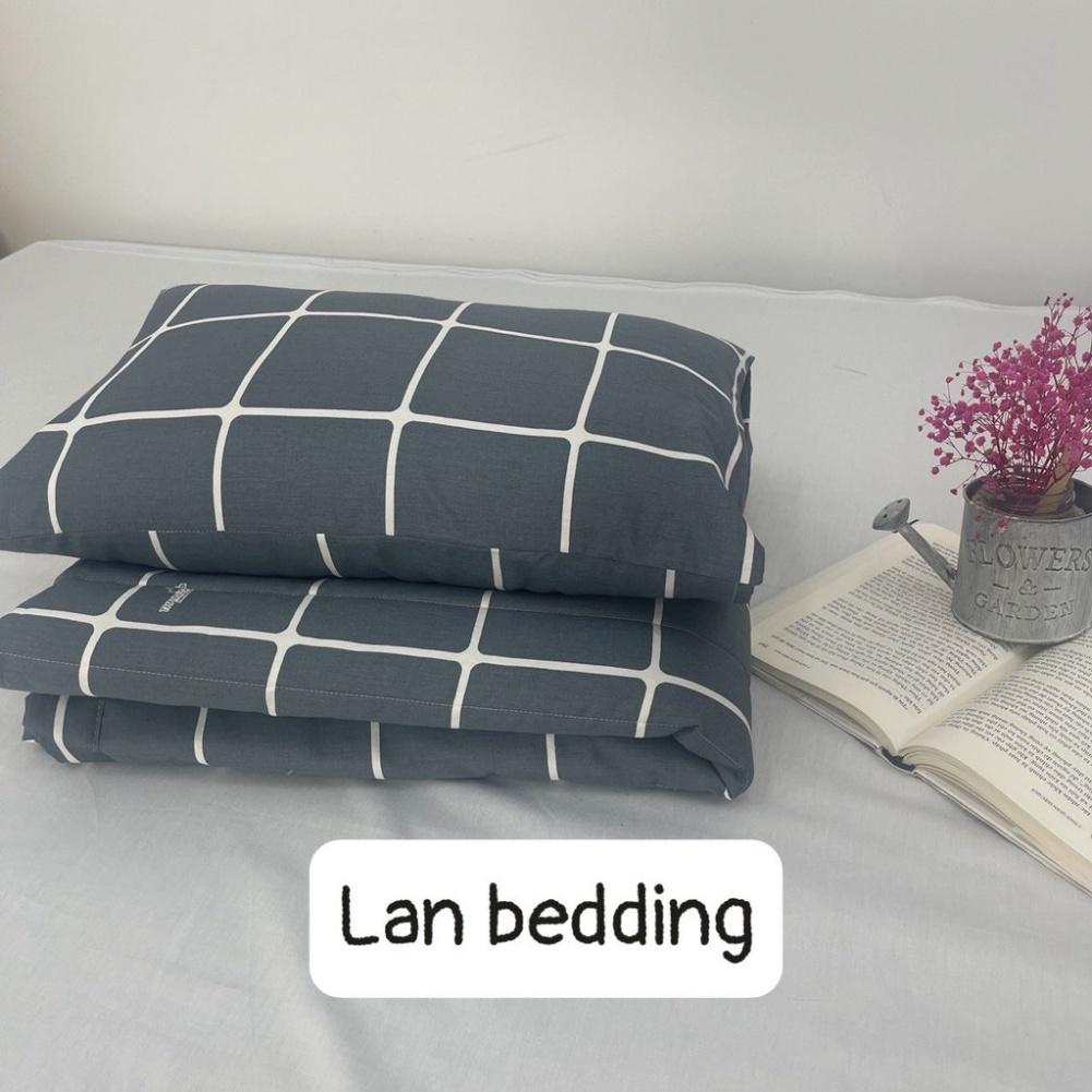 Set Nệm Gối Văn Phòng Gồm 1 Nệm Cotton LAN PHAM BEDDING và 1 Gối kèm Áo Gối COTTON LAN PHAM BEDDING