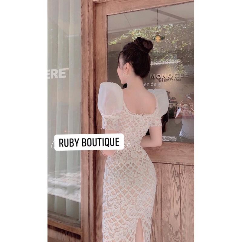 Váy ren tay bồng 650k Thanh lý 150k