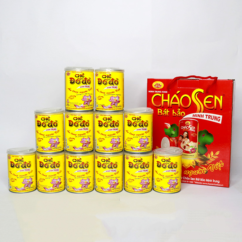 Chè Đỗ Đỏ Minh Trung lốc 3 lon - CHEDODO 3