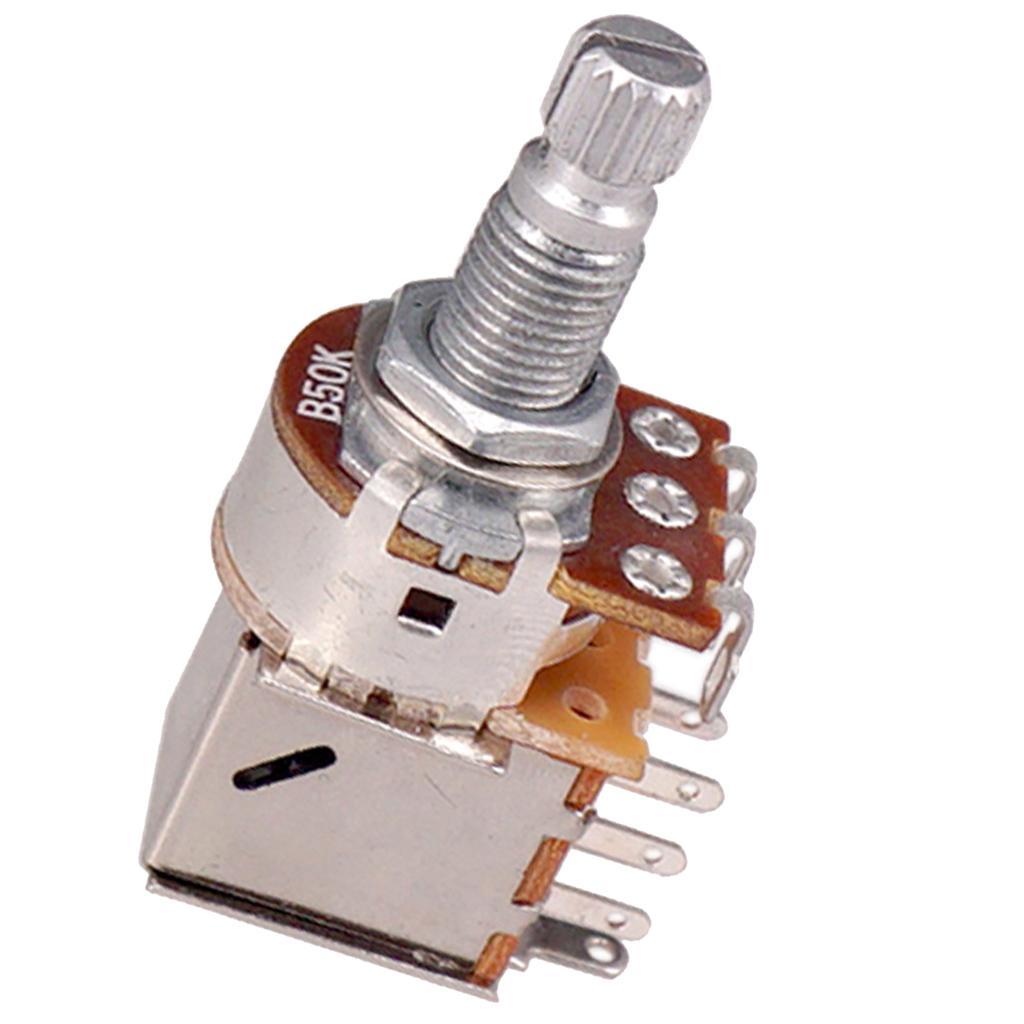 2X Push Pull Potentiometer Switch Control Pot for Electric Guitar Bass B50K