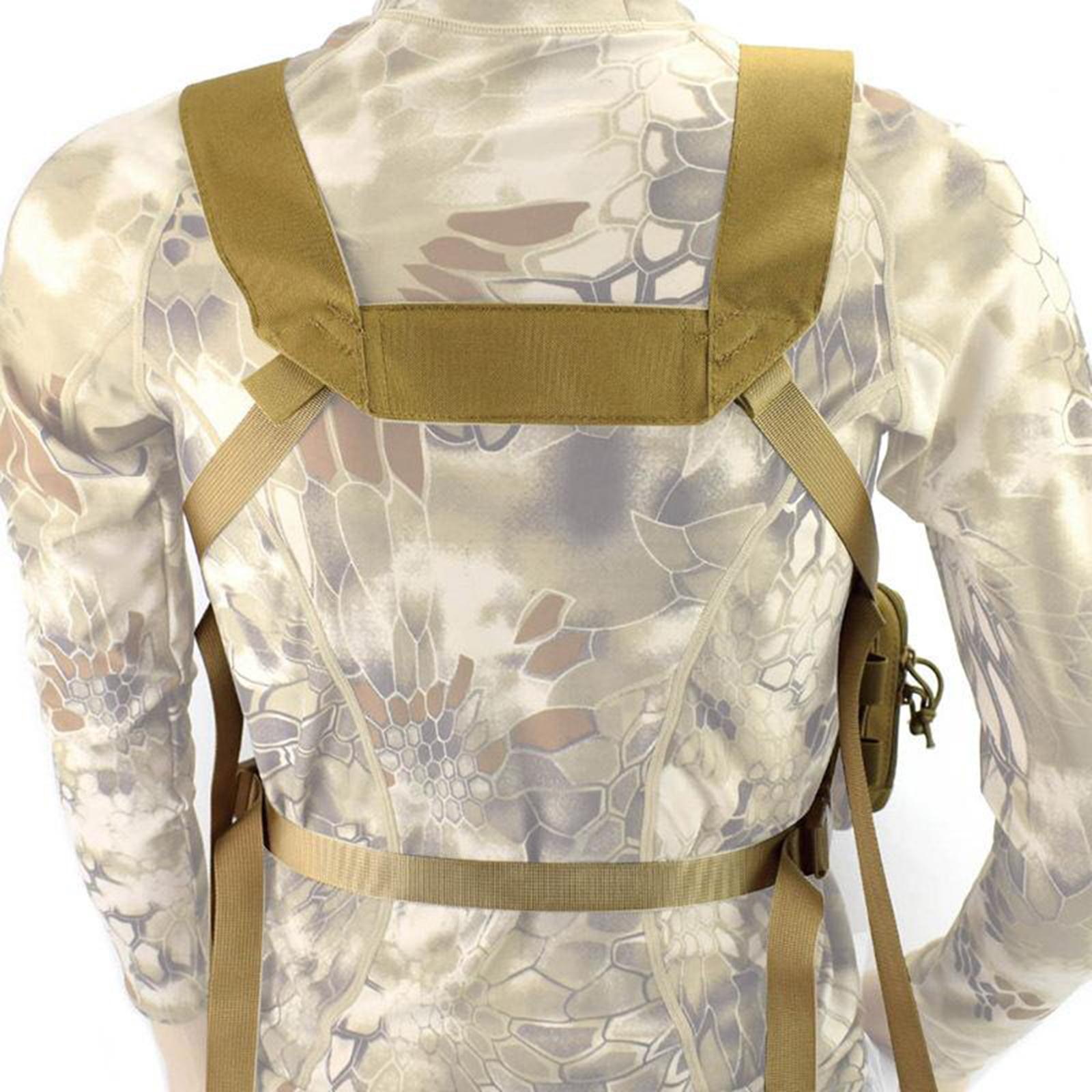 Tactical Vest with Magazine Pouch Carrier Molle Protective Khaki