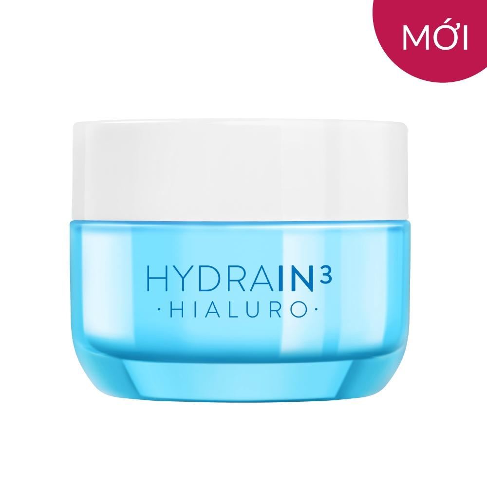 Kem dưỡng Dermedic HA ban đêm cấp âm da khô mất nước Hydrain3 Hialuro Cream-Gel Ultra-Hydrating 50 G