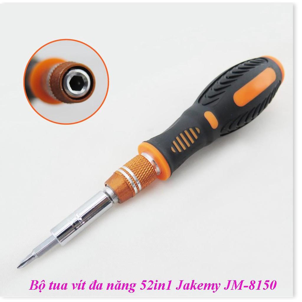 Bộ Tua Vít Đa Năng 52in1 Jakemy JM-8150 Chất liệu thép không gỉ cứng cáp chống mài mòn  Bộ Tua Vít Đa Năng Xịn