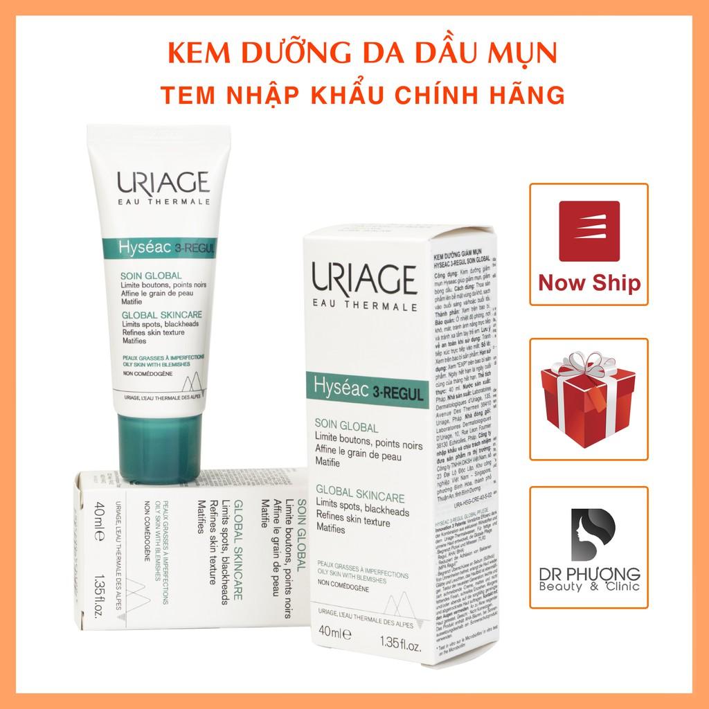 Kem dưỡng giảm mụn Uriage Hyseac 3 Regul Soin Global (40ml)